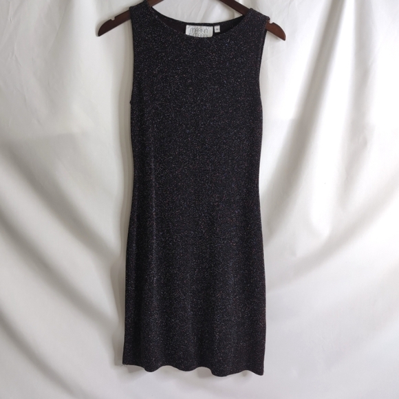 Vintage Marian and Maral Sleeveless Sparkly Cocktail Dress, Size M - Picture 1 of 7